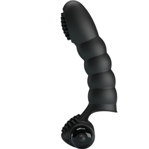 PRETTY LOVE - VIBRADOR DE DEDO ALEXANDER 10 VIBRAÃÃES PRETO